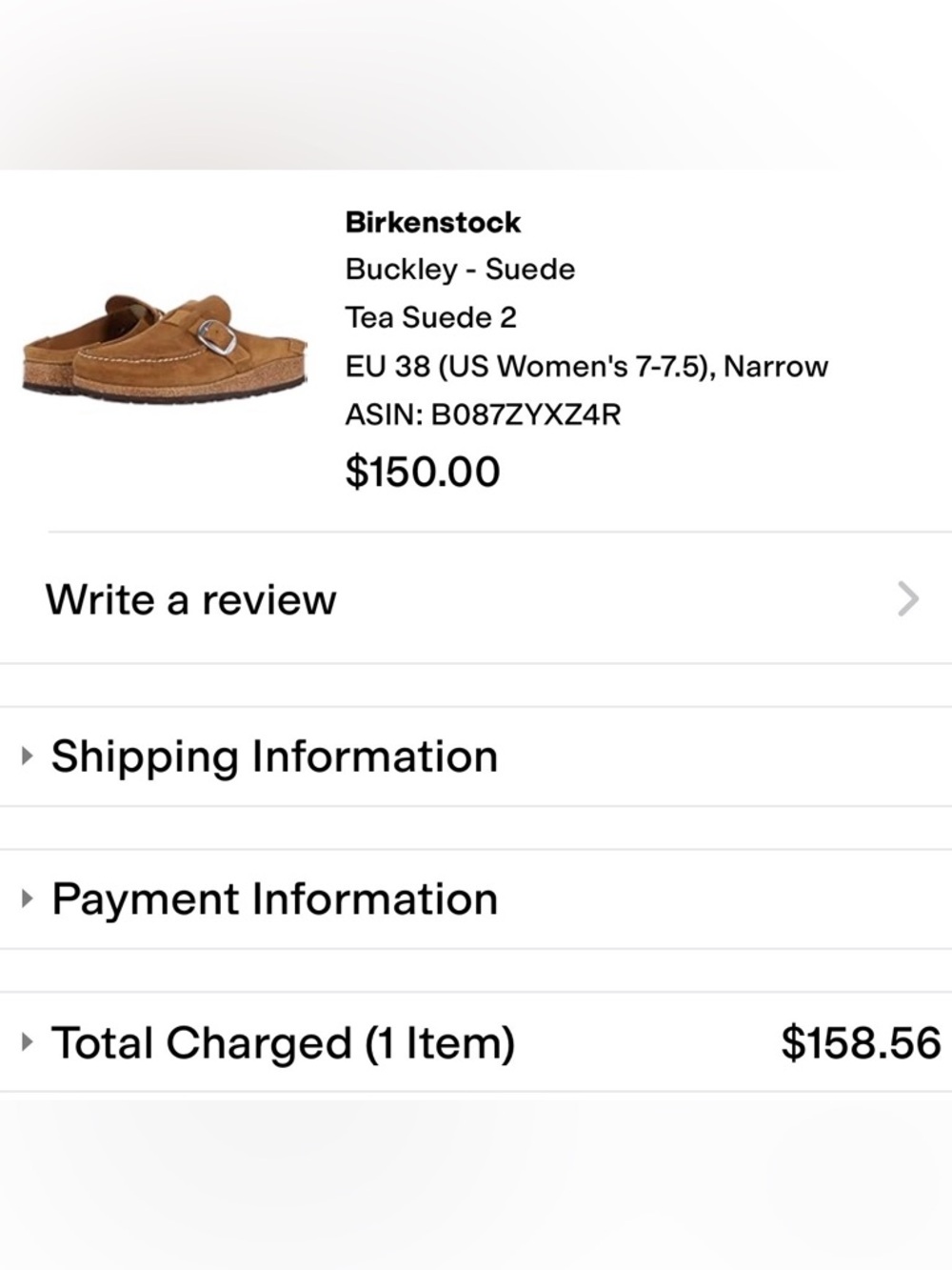 Birkenstock Women's Suede BuckleyTea - Picture 4 of 12
